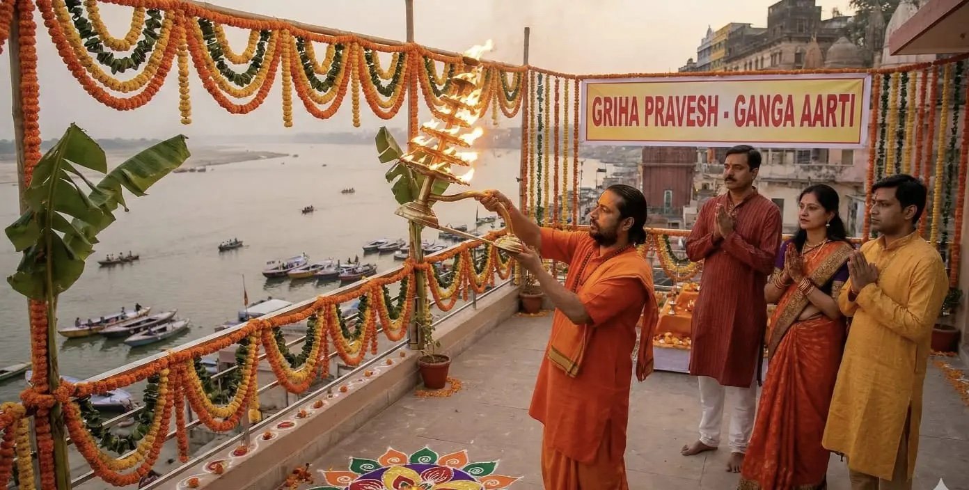 Ganga Aarti for Griha Pravesh